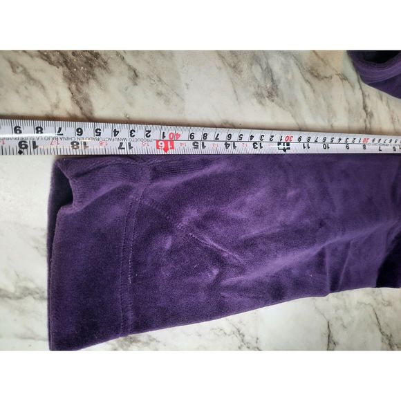 Jones of New York Sport Zip Up Hoodie and Pants Purple SZ LG - Picture 14 of 16